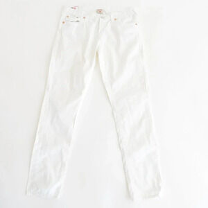 Vintage True Religion White "Brianna" Style Straight Leg 98% Cotton  Pants 31